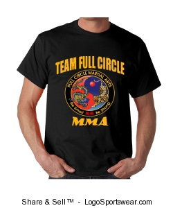 Combat Hapkido T-Shirt Yellow Design Zoom